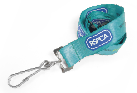 Flat Weave Nylon Lanyards