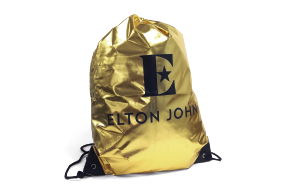Metallic Drawstring Bag